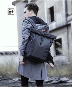 Custom New Fashion Unisex Laptop <b>Backpack</b> Waterproof Lightweight <b>Rolltop</b> School Bags <b>Backpack</b> - Product Image 2