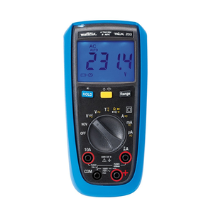 Chauvin Arnoux <span class=keywords><strong>Metrix</strong></span> MTX 203 Multímetro de mano Protección contra salpicaduras digital (IP54) Pantalla CAT III 600V (Recuentos) - Product Image 1