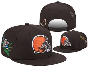 หมวกอเมริกันฟุตบอลคลีฟแลนด์บราวน์ส รุ่นใหม่ ปี 2026 ขายส่ง หมวกกีฬาปักลาย สำหรับผู้ใหญ่ หมวก Snapback สำหรับกิจกรรมกลางแจ้ง - Product Image 6