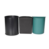 Poubelle de tri des déchets EASTON ronde à double compartiment pour chambre d'hôtel, 2x7,5L, poubelle de tri intérieure avec protection du sol