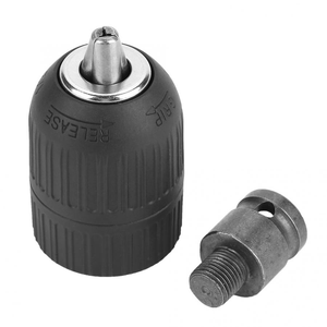 <span class=keywords><strong>Mandrin</strong></span> de perceuse sans clé de 2 à 13 mm 1/2 po -20UNF avec adaptateur de <span class=keywords><strong>mandrin</strong></span> de 1/2 po <span class=keywords><strong>pour</strong></span> conversion de clé à chocs, <span class=keywords><strong>mandrin</strong></span> de fraisage - Product Image 1