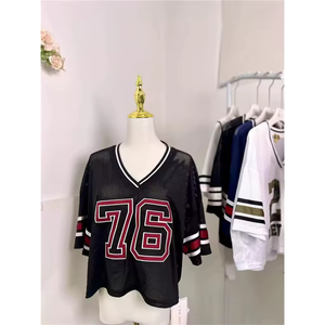 Gonna calda da <span class=keywords><strong>donna</strong></span> top estivo <span class=keywords><strong>in</strong></span> <span class=keywords><strong>jersey</strong></span> con minigonne due pezzi set di <span class=keywords><strong>jersey</strong></span> nero e gonna bordeaux di alta qualità - Product Image 6