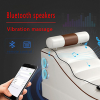 Nouveaux produits populaires fonction de massage meubles salon canapé 3 ensemble en cuir sectionnel en forme de L princesse table d'appoint Bluetooth