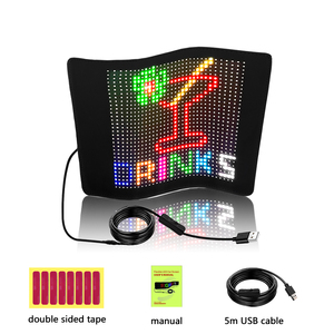 Cửa sổ phía sau biểu hiện kỹ thuật số hiển thị ứng dụng thay đổi văn bản Tùy chỉnh hình ảnh hoạt hình hình ảnh điện tử xe nhãn dán cửa hàng hiển thị mở dấu hiệu - Product Image 1