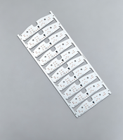 PCB en aluminium LED personnalisé, 1,2 mm, cuivre 35 UM, fichier Gerber acceptable, MCPCB OEM