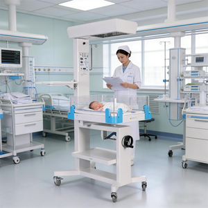 Bebek Radyant Isıtıcı Tıbbi Yenidoğan Bebek Radyant Isıtıcı Fototerapi Lambalı, Hastane Yenidoğan Isıtma Masası - Product Image 4