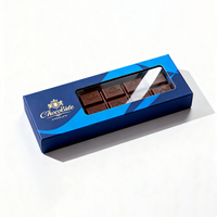 Scatola per Barrette di Cioccolato ai Funghi Personalizzata a Prezzo di Fabbrica con Finestra in PVC, Materiali Riciclati, Laminazione Opaca e Goffratura