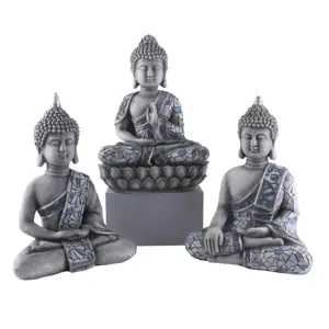 Wholesale Magnesia Indoor Big Size Buddha Meditation Home Decor Statue