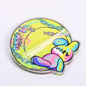 Tùy chỉnh rõ ràng Acrylic <span class=keywords><strong>Keychain</strong></span> tùy chỉnh in Anime dễ thương Mặt dây chuyền với móc cài đầy màu sắc thân thiện với môi & bền - Product Image 4