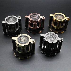2026 Hot Sell Revolver סִגְנוֹן Metal DND Dice Set בצורת כדור קוביות פוליהדרליות למשחקי שולחן מבוכים ודרקונים RPG - Product Image 4