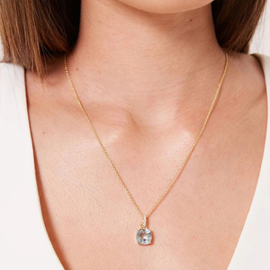 Collar con Colgante de Diamantes de Cristal Multicolor Brillante, Estilo INS, Éxito de Ventas en Europa y América, Plata de Ley 925, Marca CANNER - Product Image 3