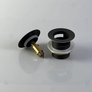 Bañera Desagüe Click Clack Lavabo Desagüe G1 1/<span class=keywords><strong>2</strong></span> Baño de latón Desagüe emergente con desbordamiento - Product Image 3