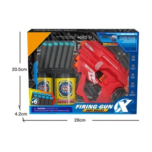 शेंटू आउटडोर गतिविधियों मिनी सॉफ्ट बुलेट गन नाटक खिलौने और शूटिंग खेलों के लिए सॉफ्ट गोलियों के साथ प्लास्टिक की पिस्तौल - Product Image 3