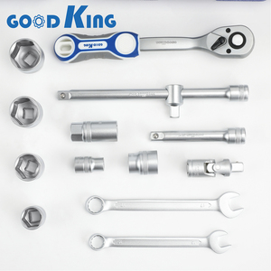 GOODKING Set d'outils manuels pour la réparation automobile 44 Pcs Set d'outils de réparation automobile Jeu de clés à cliquet pour véhicule professionnel <span class=keywords><strong>14401</strong></span> - Product Image 3