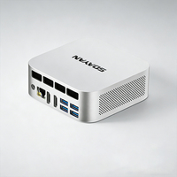 Mini-PCs MQ Intel 1315U, hasta 16GB LPDDR4, PCIe NVMe SSD, Salida de Pantalla Triple 4K, WiFi6, BT5.2, Computadora de Escritorio Compacta, Win11 Pro, Linux