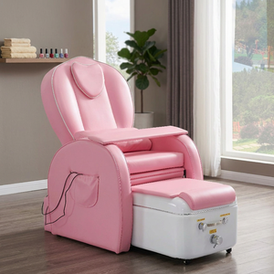 Fauteuil de pédicure électrique inclinable avec télécommande, fonctions de massage et équipement de luxe pour salon de manucure - Product Image 1