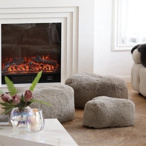 Móveis para sala de estar em forma de assento, mobiliário criativo moderno durável saco de pele de carneiro <span class=keywords><strong>ottoman</strong></span> - Product Image 2