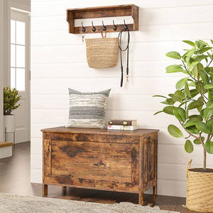 Boîte de rangement en bois pour vêtements de chambre à coucher avec couvercle, pour jouets, articles divers et rangement de magazines de <span class=keywords><strong>calligraphie</strong></span> - Product Image 4