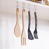 Crochets adhésifs puissants D572 pour porte et mur, crochets à ventouse à forte charge, rangement mural, ventouse pour cuisine et salle de bain, crochet mural transparent