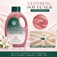 Lessive liquide adoucissante en vrac Gradient Wash Rose Pine, parfum longue durée, fraîcheur, produits de nettoyage