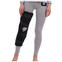Attelle réglable de blessure de ligament d'articulation du genou Fracture du membre inférieur orthèse de soutien postopératoire équipement de rééducation orthopédique