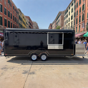 Obral baru Makanan Cepat truk Trailer makanan jalan seluler dapur luar ruangan dengan peralatan memasak untuk makanan ringan dan hotdog - Product Image 2