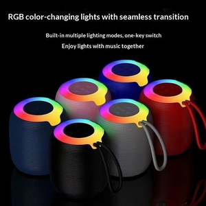 Портативная мини-колонка SH309 с RGB-подсветкой, беспроводная, для дома, бассейна, вечеринок, кемпинга, с поддержкой BT, USB, TF-карты - Product Image 5