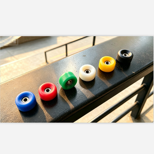 High Speed Plastic Wheels ABEC-9 Bearings Fingerboard wheels, Finger skateboard CNC with bearings, truck, deck, completes, bolts - Product Image 4