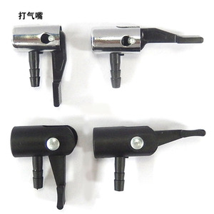 Car Tire Inflator Nozzle American Style Plastic Rubber Valve Adapter For <b>Bicycle</b> Tubeless Tire Repair Replacement Part S12 - Product Image 1