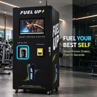 Distributeur automatique de boissons protéinées à mélange précis, 4 saveurs, distribution précise, distributeur de café avec écran de 21,5 pouces