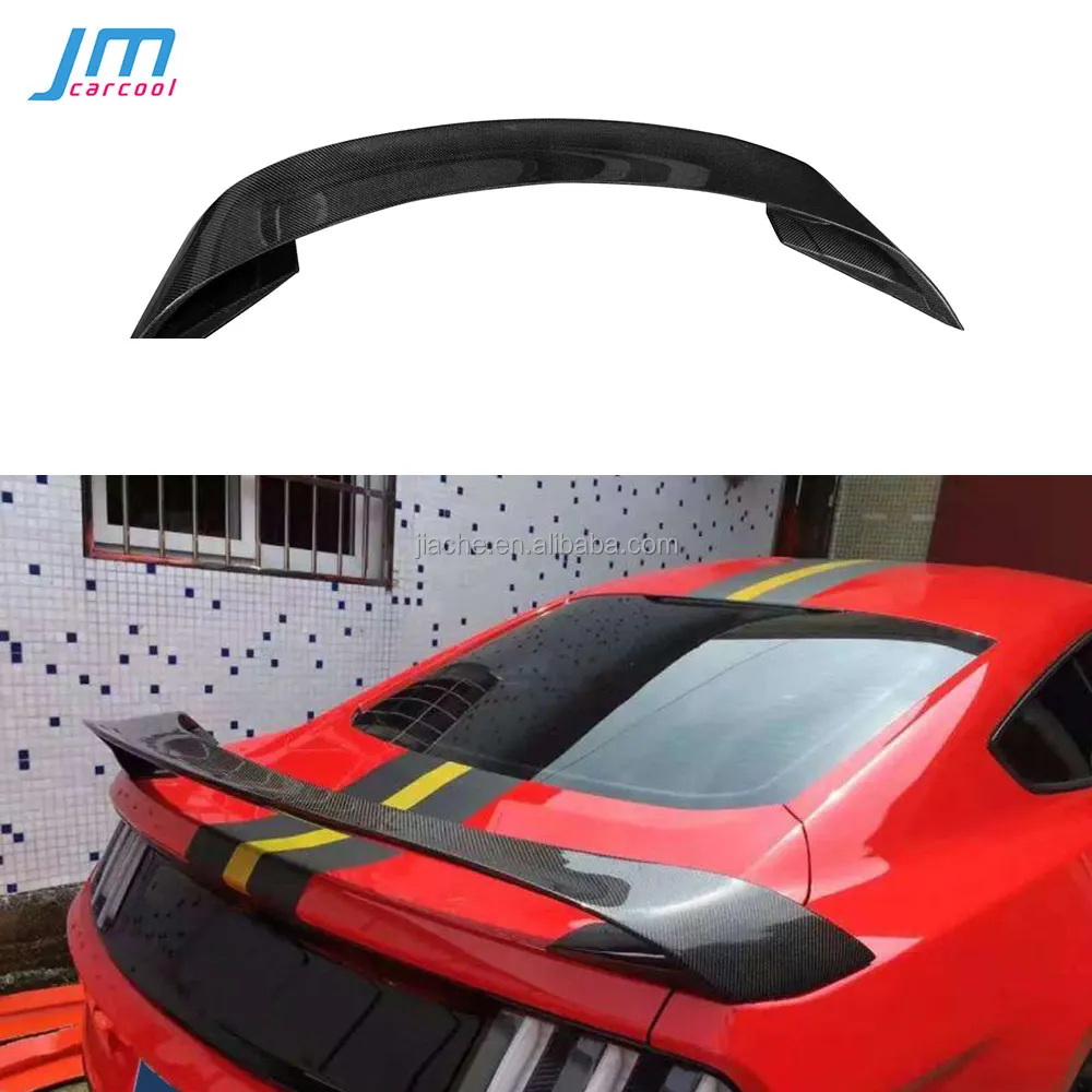 Carbon Fiber Rear Spoiler Trunk Tail Wing For Ford Mustang GT350 R Style Spoiler 2015 2016 2017 Car Racing Wings