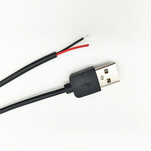 Venta al por mayor cable de carga USB2.0 de un solo cabezal cable de alimentación USB de 2 núcleos para lámparas de mesa LED - Product Image 6