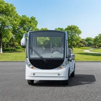 Bus de tourisme électrique 14 places abordable et de haute qualité, entièrement fermé, véhicule à énergie nouvelle avec porte vitrée