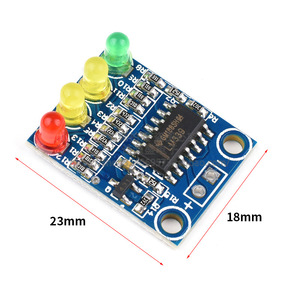 โมดูลแสดงระดับแบตเตอรี่แบบ LED 4 ส่วน ขนาด 23x18 มม. 12V BMS สำหรับตรวจสอบแบตเตอรี่ - Product Image 1