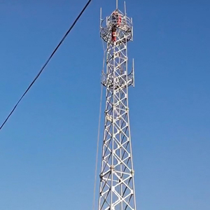 Tour tubulaire galvanisée à hauteur personnalisable à 4 pieds-Tour de <span class=keywords><strong>communication</strong></span> de signal mobile 4G/5G - Product Image 1