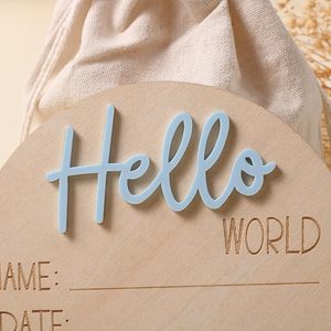 Tarjetas <span class=keywords><strong>de</strong></span> <span class=keywords><strong>madera</strong></span> para bebés recién nacidos para fotografí<span class=keywords><strong>a</strong></span> grabado <span class=keywords><strong>a</strong></span> <span class=keywords><strong>mano</strong></span> 'Hello World' signo <span class=keywords><strong>de</strong></span> anuncio <span class=keywords><strong>de</strong></span> nacimiento - Product Image 6