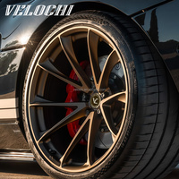 Jantes de course profondément concaves, design bronze, 5x120 5x130, monobloc, roues forgées pour voitures particulières, pour Taycan Panamera Cayenne Macan