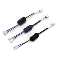 Kustom Pabrik JST VH3.96 2/4Pin pemasangan kabel Ferrite Core UL1007 PVC Female Spade kawat Terminal untuk aplikasi elektronik