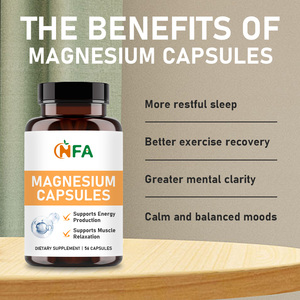 Wholesale Magnesium Capsules Dietary <b>Supplement</b> Supports Energy Production and Muscle Relaxation Natural Mineral Capsule - Product Image 2