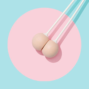 Silikagel-Doppelkugel-Massage hammer Massage gerät zur Massage von Halswirbel säule, Schulter, Meridianen und Kollateralen - Product Image 3