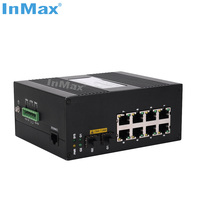 Commutateur de réseau fabricant InMax 1000Mbps Taux de transmission FX (emplacement SFP) 10/100/1000MBase TX Commutateur PoE Gigabit