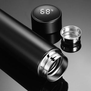 <b>Hot</b> Selling 500ml Double Wall Stainless Steel Private Label Smart Water Bottle With LeD Temperature Display - Product Image 5