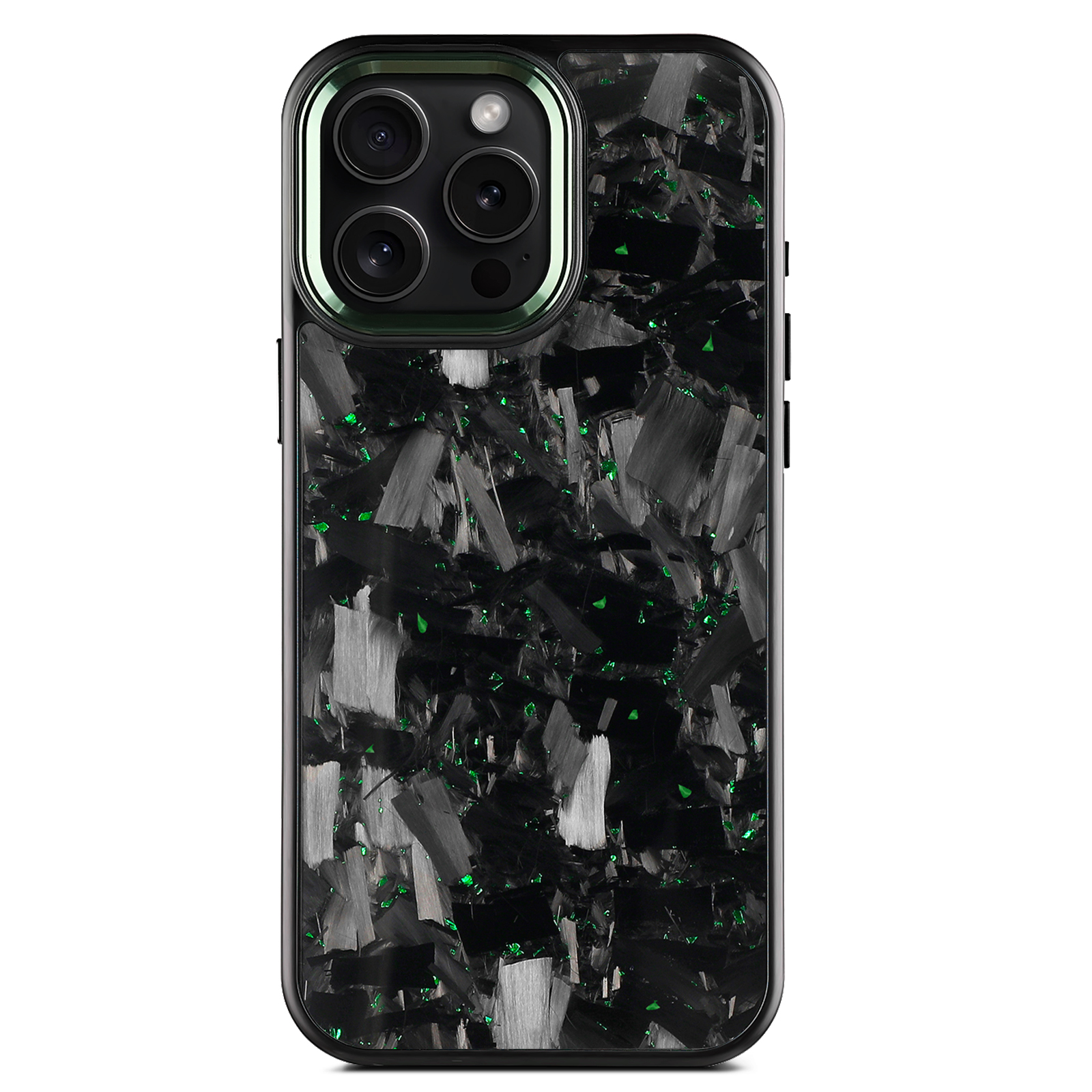 Green metal frame  forged carbon fiber green