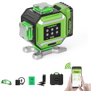 Nivel Láser Huepar DP04CG-BT 4D de Haz Verde de 16 Líneas, Nivelación Automática Electrónica, Ajuste de Brillo, Kit de Indicadores LED - Product Image 1