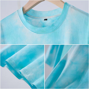 TKAN 121 coton vierge Street Wear Vintage t-shirt personnalisé imprimé Logo t-shirt surdimensionné poids lourd col rond plaine homme T-shirts - Product Image 4