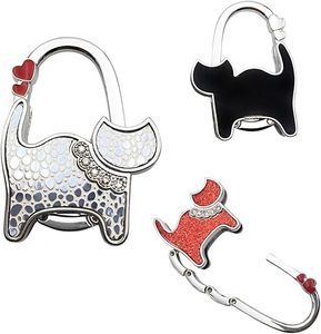 Gancho Plegable para Bolsos con Forma <span class=keywords><strong>de</strong></span> Gato, <span class=keywords><strong>de</strong></span> Metal, para Colgar en la Mesa, con Logotipo Personalizado, para Regalos Corporativos al por Mayor - Product Image 2