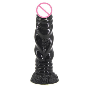 FAAK 20cm realistische Eichel Partikel Drachen dildo mit starken Muskel Tier Dildo Spirale Kunststoff <span class=keywords><strong>Penis</strong></span> für Frauen - Product Image 1