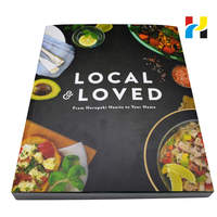 Impression de catalogues personnalisés à couverture rigide, impression offset couleur, impression de brochures alimentaires et de menus de restaurant, service OEM d'usine