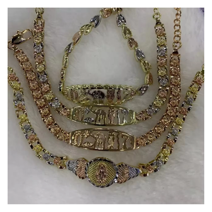 74577 xuping Nueva Joyería Religiosa, Brazalete <span class=keywords><strong>de</strong></span> Oro <span class=keywords><strong>de</strong></span> 18k para Hombre y Mujer, <span class=keywords><strong>Virgen</strong></span> <span class=keywords><strong>de</strong></span> <span class=keywords><strong>Guadalupe</strong></span> - Product Image 3