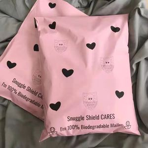 Bolsa de Correo de Polietileno Rosa Brillante Ecológica, Embalaje de Ropa con Logotipo Personalizado, Bolsa de Envío Exprés, Adecuada para Entregas de Comercio Electrónico - Product Image 6